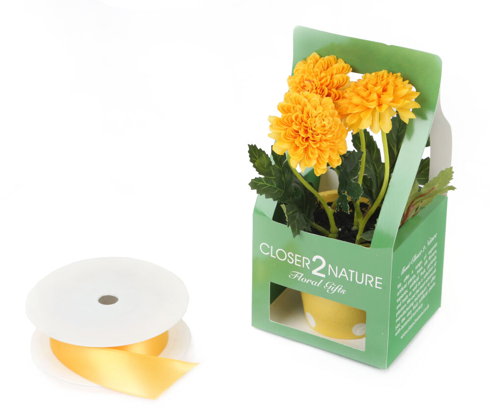 Artificial 19cm Chrysanthemum Plant with Gift Box | Artplants