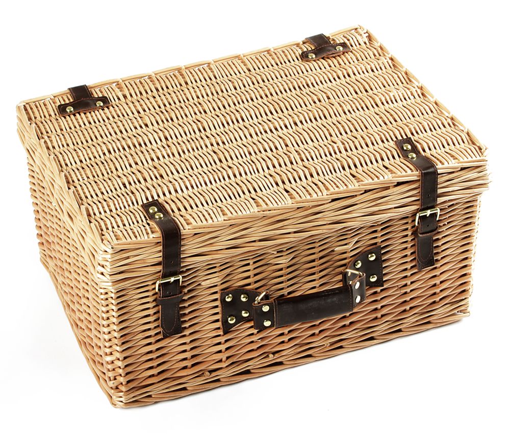 Blenheim Willow Picnic Hamper for Four People Picnicware