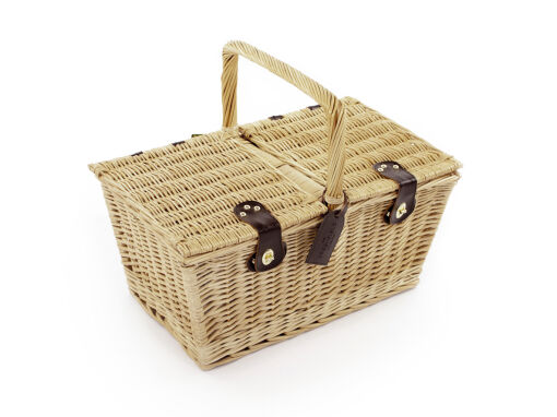 Park Lane Willow Picnic Hamper for Four People | Picnicware