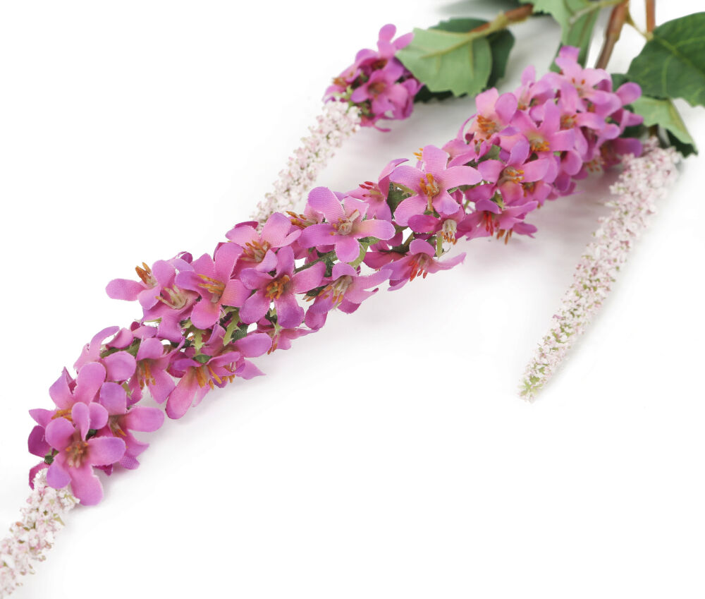 Artificial 110cm Single Stem Purple Gooseneck Loosestrife Flowering ...