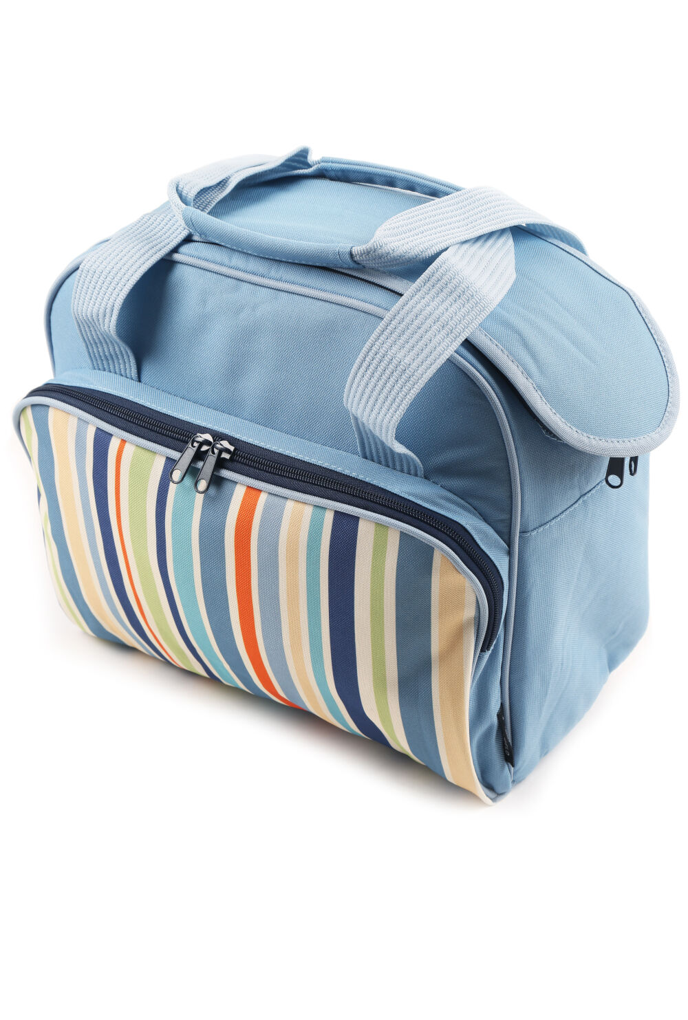 sky blue travel bag