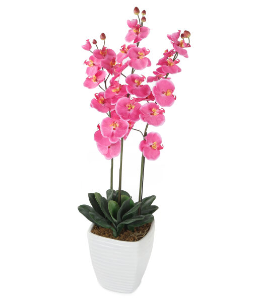 Artificial 3ft 7″ Pink Phalaenopsis Orchid Plant | Artplants