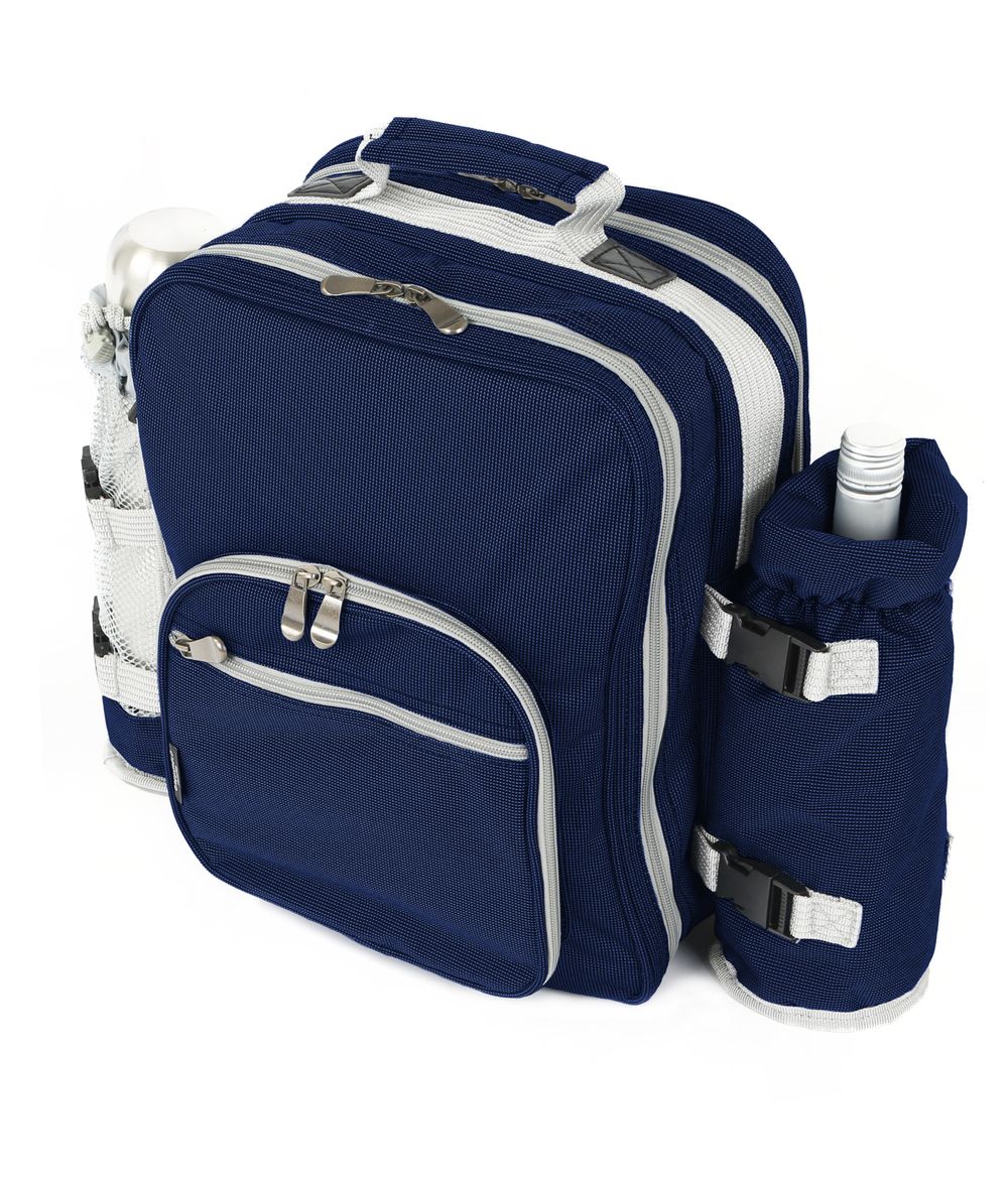 Super Deluxe Picnic Backpack Hamper for Two People Picnicware